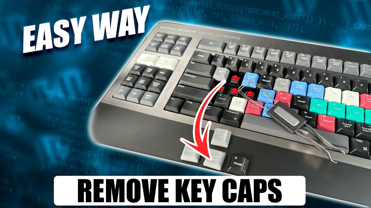 Quick and Easy Way to Remove Keycaps! (How to Remove Keycaps) YouTube