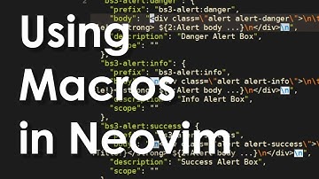 Using Macros in Neovim