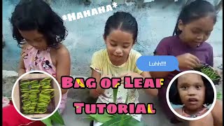 Bag Of Leaf Tutorial W Shania & Angela Maria Jade Vlog