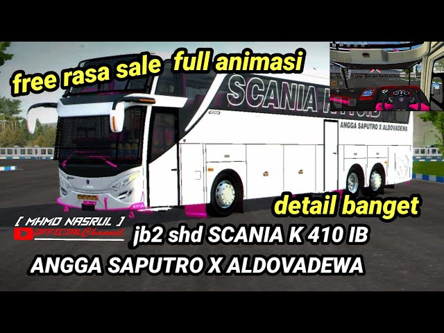 Share mod jb2 shd Scania k 410 ib full animasi || aldova dewa || free rasa sale class=
