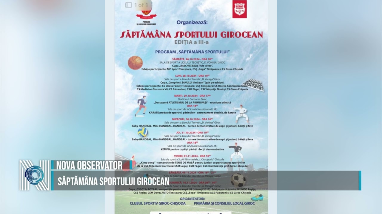 Săptămâna sportului girocean
