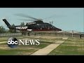 Donald Trump Arrives by Helicopter to the Republican Convention