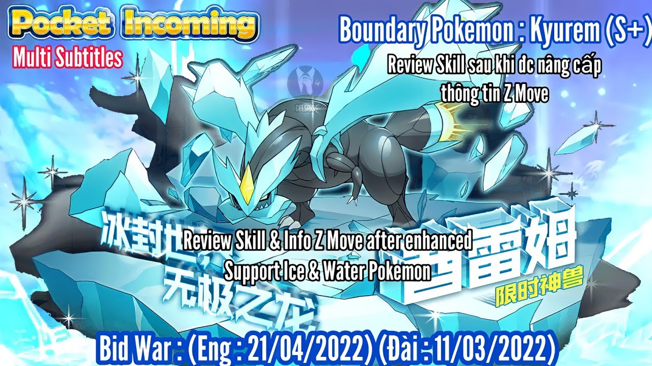 (Multi Subtitles) Review Skill & Z Move của Kyurem (S+)(Update Skill