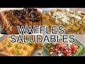 WAFFLES SALUDABLES, RÁPIDOS Y FÁCILES | Receta