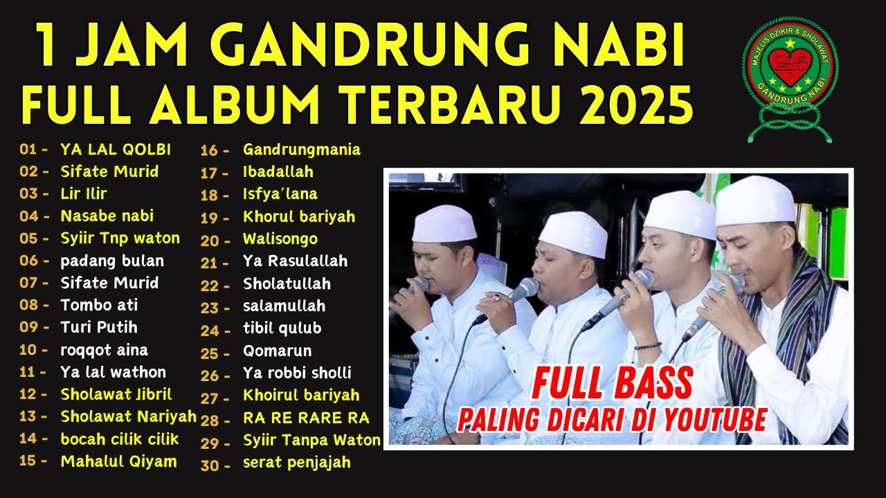1 JAM FULL ALBUM SHOLAWAT GANDRUNG NABI | KANG RIKZA | HABIBI HUSNI | MAS SAE | TERBARU 2025 VIRAL