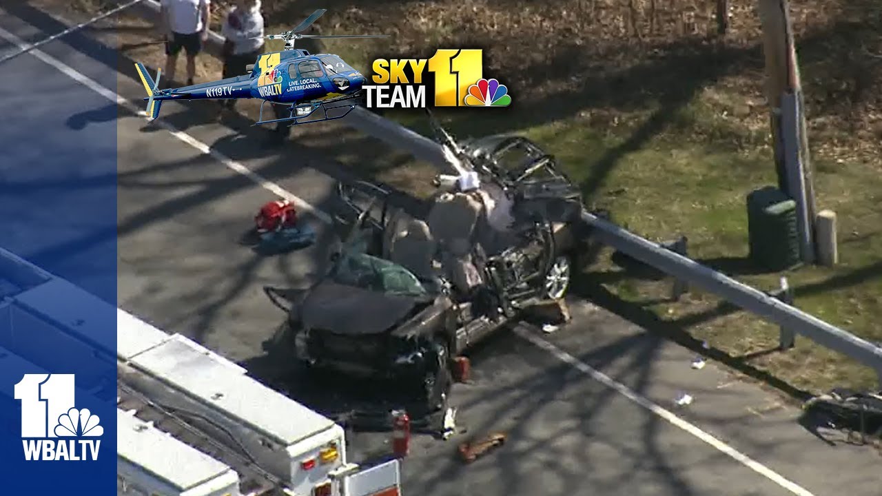 Man flown to Shock Trauma after crash in Belcamp - YouTube