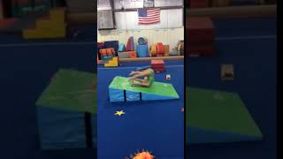 Straddle Roll down Incline