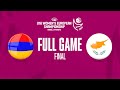 LIVE | FINAL: Armenia v Cyprus | FIBA U16 Women's European Championship 2022 - Division C