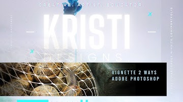 Create a Vignette 2 Ways (Camera Raw & Custom!) in Adobe Photoshop