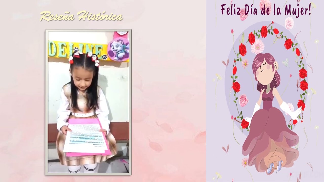 DÍA INTERNACIONAL DE LA MUJER MINUTO CÍVICO PREPARATORIA B Y SEGUNDO DE BÁSICA A