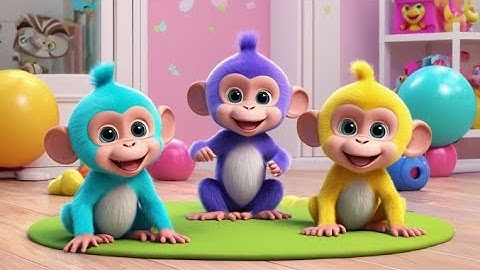Five Little Monkeys Jump and Count | Counting Song for Kids | Fun Learning Rhyme with Rhyme Zoo