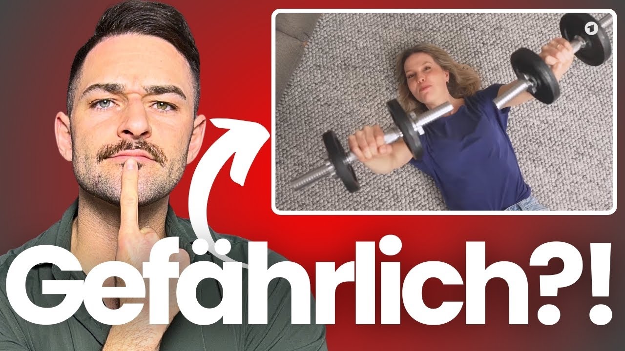 ARD erklärt uns KRAFTTRAINING?! - Fitness Experte ÜBERPRÜFT