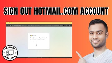 How to Sign Out Hotmail.com Account - Quick Tutorial [2025]