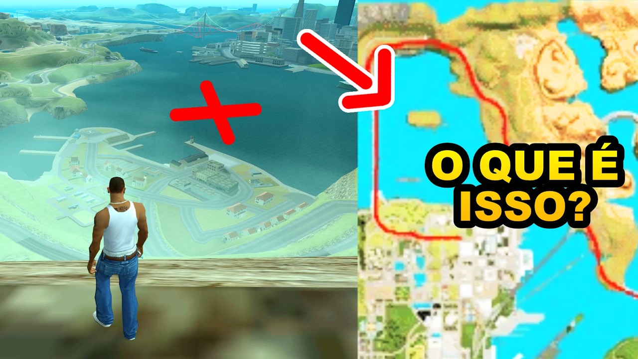 O MAPA SECRETO DO GTA SAN ANDREAS