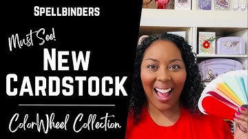 Gorgeous!! ColorWheel Cardstock Collection w/ Spellbinders & Card Share #teamspellbinders