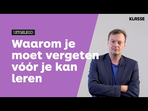 Video: Hoe Te Leren Vergeten