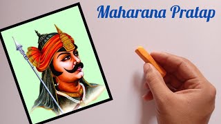 Maharana Pratap drawing | the king of mewar🚩🚩🚩🚩🚩 screenshot 2