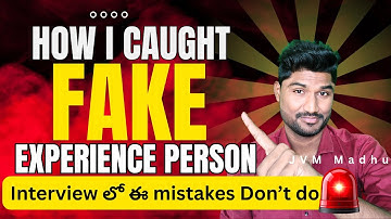 🚨😱 Fake Experience in IT Jobs | Real Interview Story & My Personal Tips | Don’t Do These Mistakes