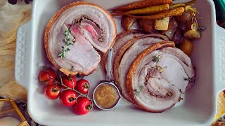 How to Make Crispy Porchetta at Home | Crackling Skin & Juicy Pork Belly