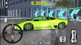 Car Parking 3D - How to Superb Drift Lamborghini Green Real Driving Sim - Android Car Simulator 3D 1 screenshot 3