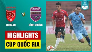 Highlights: Long An - Bình Dương | Tiến Linh cùng đồng đội thăng hoa, vé tứ kết về tay