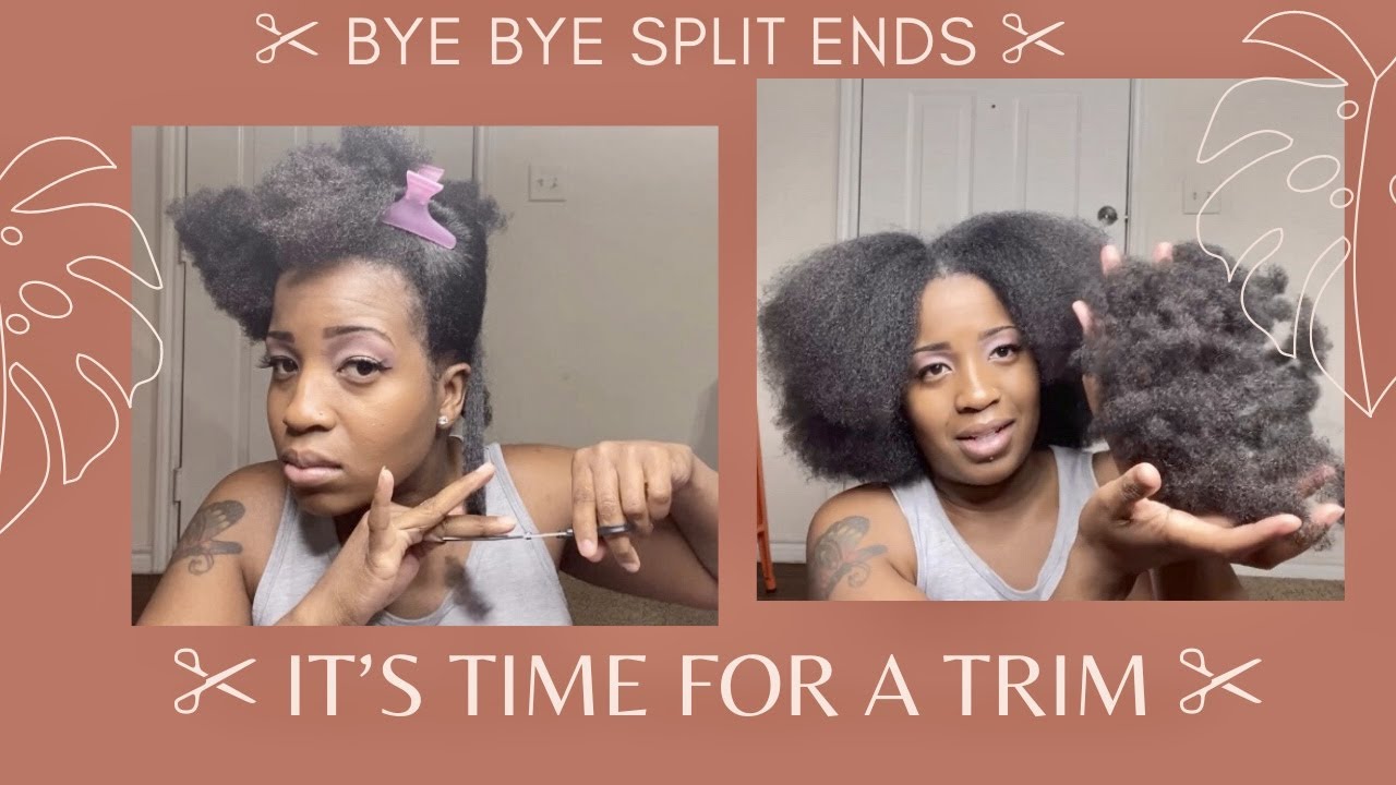 HOW TO TRIM YOUR OWN HAIR AT HOME YouTube