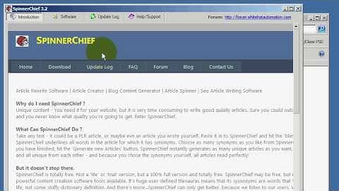SpinnerChief   Installation