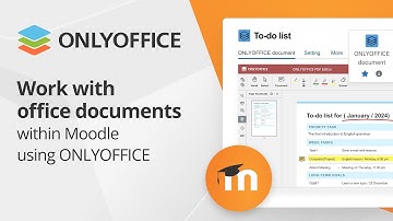 Work with office documents within Moodle using ONLYOFFICE