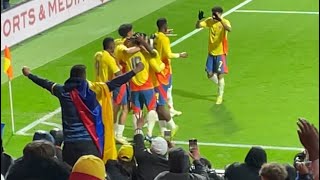 Himno de Colombia, partido amistoso contra Rumanía, previo a la copa America 2024, Madrid #wanda 🏟️