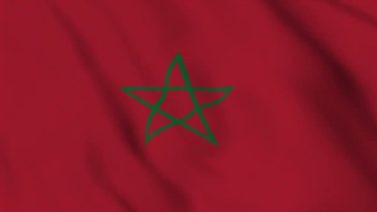 Morocco Flag Animation Full Screen | Morocco Flag Waving Animation - 4K Flag  Animation #MoroccoFlag - YouTube
