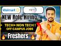 Walmart , Wipro New Hiring | OFF Campus Drive For 2026, 2025 Batch | Fresher Jobs