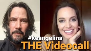 #keangelina #NEW Videocall Angelina Jolie Keanu Reeves