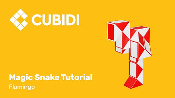 CUBIDI Magic Snake Tutorial – How To – 24 – Anleitung Flamingo Magic Snake Puzzle