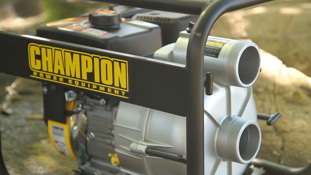 3-in. Semi-Trash Water Pump - Champion Power Equipment