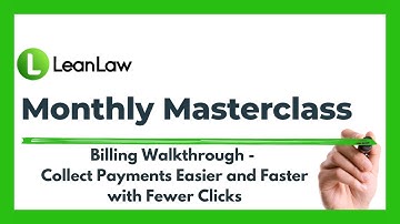 Billing Walkthrough - Collect Payments Easier and Faster with Fewer Clicks