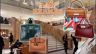 PARIS HERMÈS LUXURY SHOPPING VLOG Faubourg Saint Honoré → SÈVRES→GEORGE V→FSH HERMES FULL STORE TOUR