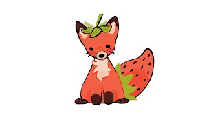 strawberry fox 🍓 chill lofi beats