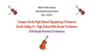 GPS 6th Grade Orchestra Festival (Feb. 2022)