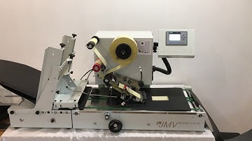 Automatic labelling of large isolating mats with the LAB510 labelling machine