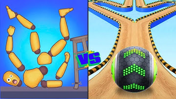 Kick & Break the Ragdoll 🆚 Going Balls New Update Satisfying ASMR Gameplay?