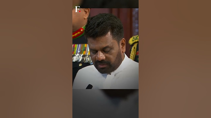 Anura Kumara Dissanayake Takes Oath as President of Sri Lanka | Subscribe to Firstpost