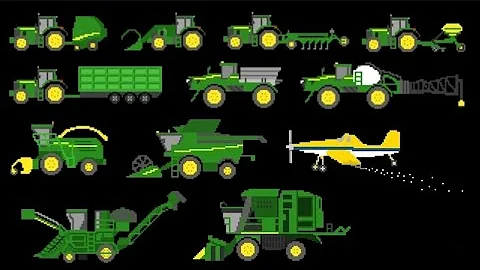 Farm Vehicles-Tractor-Kids tv-The Kids' Picture Show (Fun& Educational Learning Video)