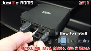 How To Install OpenELEC on MX2 MXQ, M8, M8s, M8s+, MINIX & Beelink Android TV Box