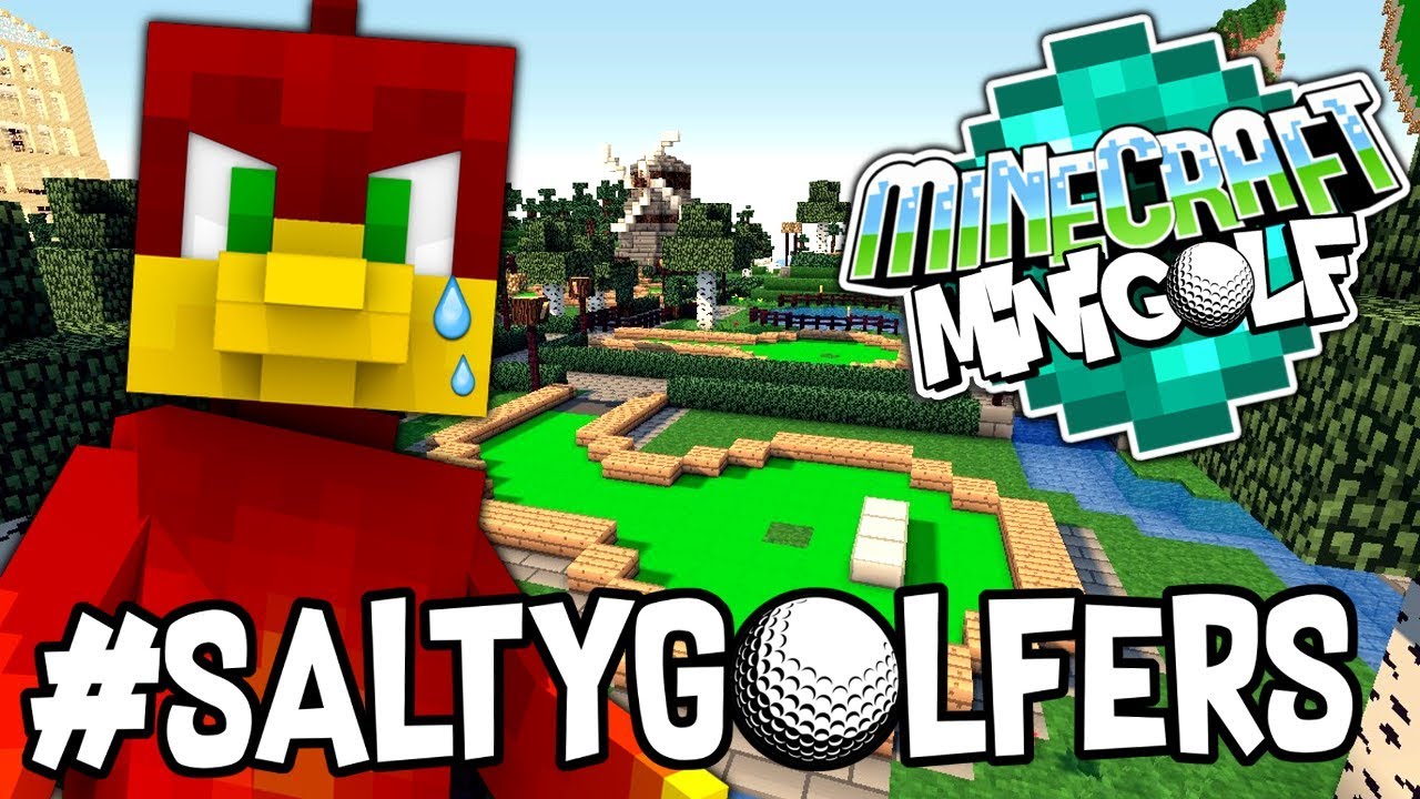 MINECRAFT GOLF WITH YOUR ANGRY FRIENDS !! - YouTube