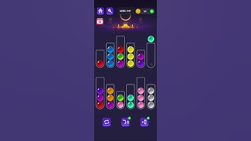 Ball Sort Master Level 1131 #ballsortmaster #ballsortmastersolution #puzzlegame #gaming #games