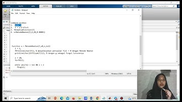 Metode Newton Raphson dengan Matlab