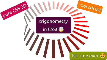 Möbius strip with CSS trigonometric functions