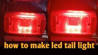 how to make led tail light at home