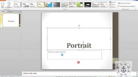 Introduction to Multiple Page Orientation in Microsoft PowerPoint 2010
