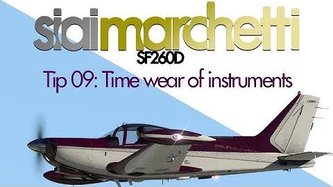 XPlane11 Siai Marchetti SF260D - Tip09 - Time wear of instruments and light bulps